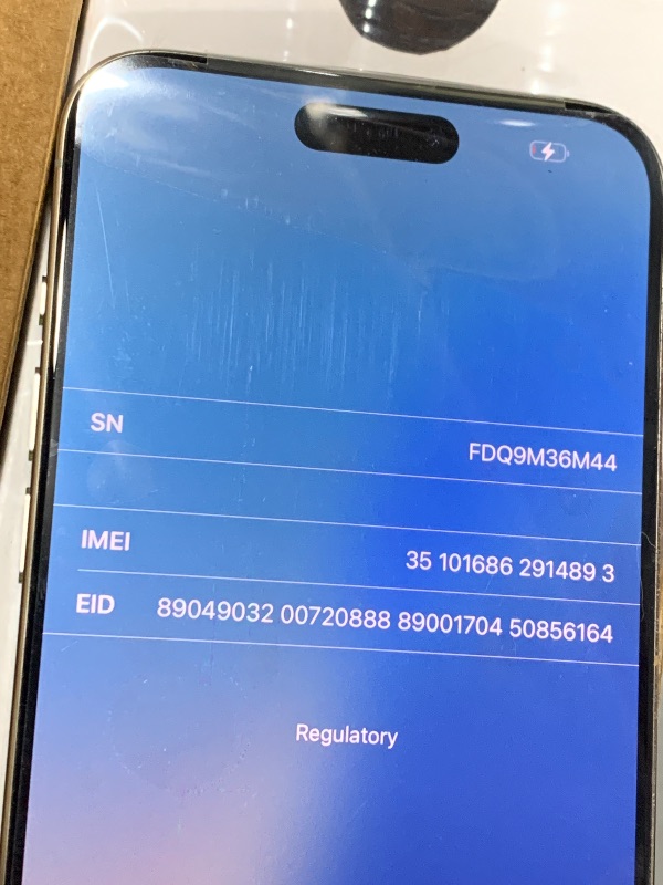 Photo 1 of Apple iPhone 15 Pro Max, 256GB, Natural Titanium - Unlocked (Renewed)