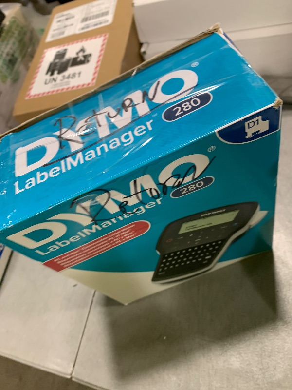Photo 1 of SEE NOTES..........DYMO Label Maker LabelManager 280 Rechargeable Portable Label Maker Easy-to-Use One-Touch Smart Keys QWERTY Keyboard PC and Mac Connectivity For Home & Office Organization