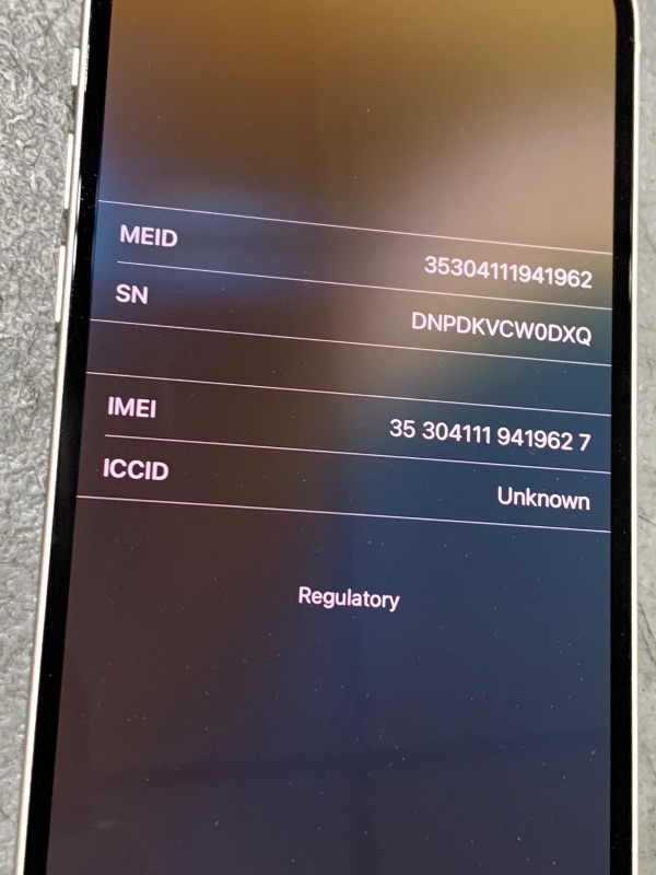 Photo 1 of Apple iPhone 12, 64GB, White - Fully Unlocked (Renewed)