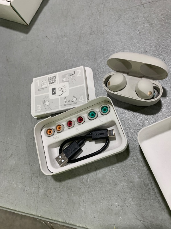 Photo 1 of Sony WF-1000XM5 The Best Truly Wireless Bluetooth Noise Canceling Earbuds & in-Ear Headphones with Alexa Built-in, Silver