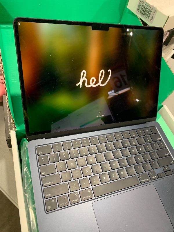 Photo 1 of Apple 2022 MacBook Air with Apple M2 Chip, 13-inch, 8GB RAM, 512GB SSD Storage, Midnight (Renewed Premium)