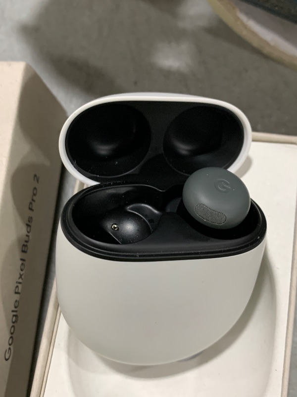 Photo 1 of One Missing  -  Google Pixel Buds Pro 2 - Wireless Earbuds with Active Noise Cancellation – Bluetooth Headphones - Hazel