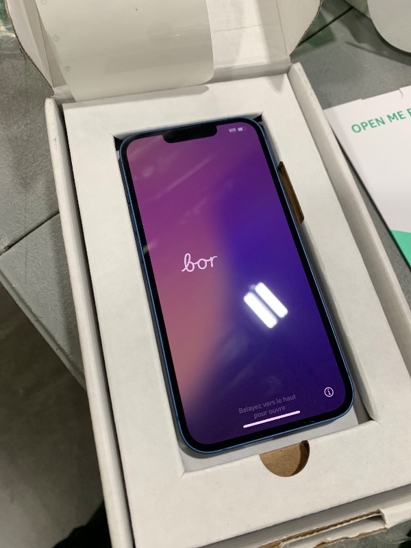 Photo 1 of Apple iPhone 13, 128GB, Blue - Unlocked (Renewed Premium)