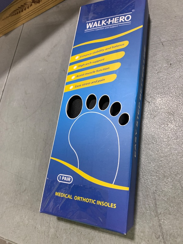 Photo 1 of Plantar Fasciitis Insoles for Men Women - Orthotics Inserts, Shoe Insoles Arch Support Flat Feet Inserts Work Boot Insoles for Standing All Day (Mens 7-7 1/2 | Womens 9-9 1/2)