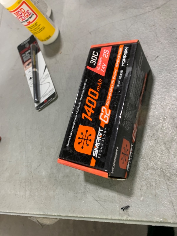 Photo 1 of Spektrum SMART 1400mAh 2S 7.4V Smart G2 30C LiPo; IC2 Connector, SPMX142S30H2