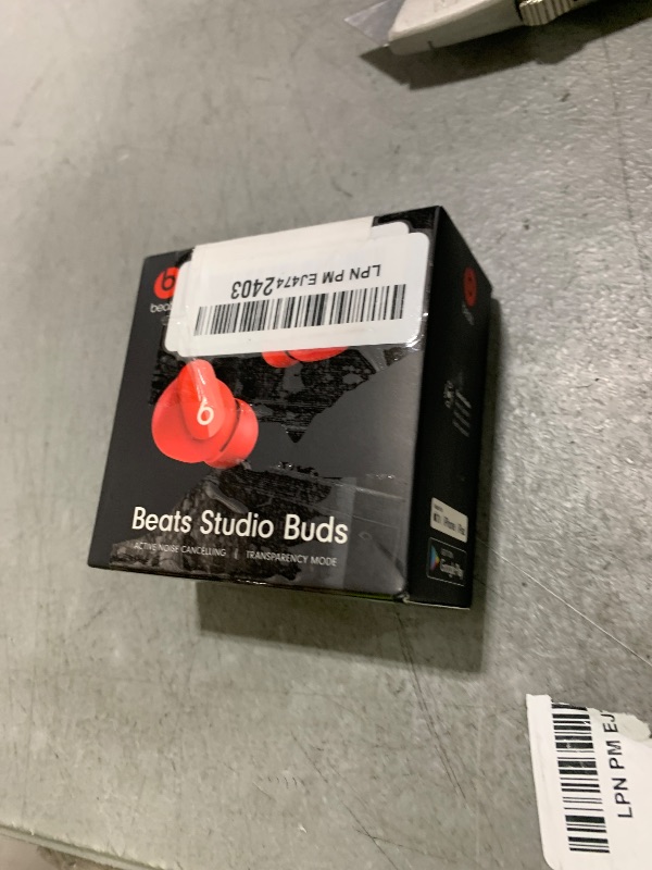 Photo 1 of Beats Studio Buds - True Wireless Noise Cancelling Earbuds - Compatible with Apple & Android, Built-in Microphone, IPX4 Rating, Sweat Resistant Earphones, Class 1 Bluetooth Headphones - Red