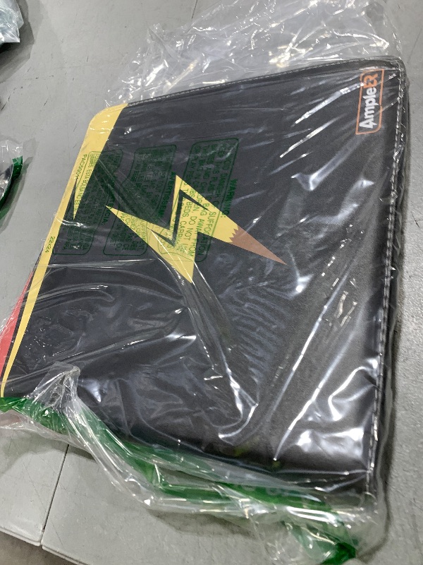 Photo 1 of Ampleer Booster Pack Storage Binder, 6 Pocket Sleeves Hold 60 Sealed Card Packs for TCG MTG Display Collection (Yellow)