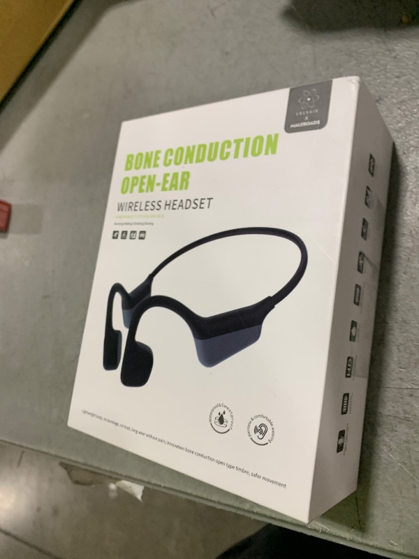 Photo 1 of Enerair Bone Conduction Headphones 15H Playtime, IPX6 Waterproof Bone Conduction Earbuds, Open Ear Headphones Bluetooth 5.3 Wireless Earbuds with Mic Sweatproof Headset for Running, Cycling