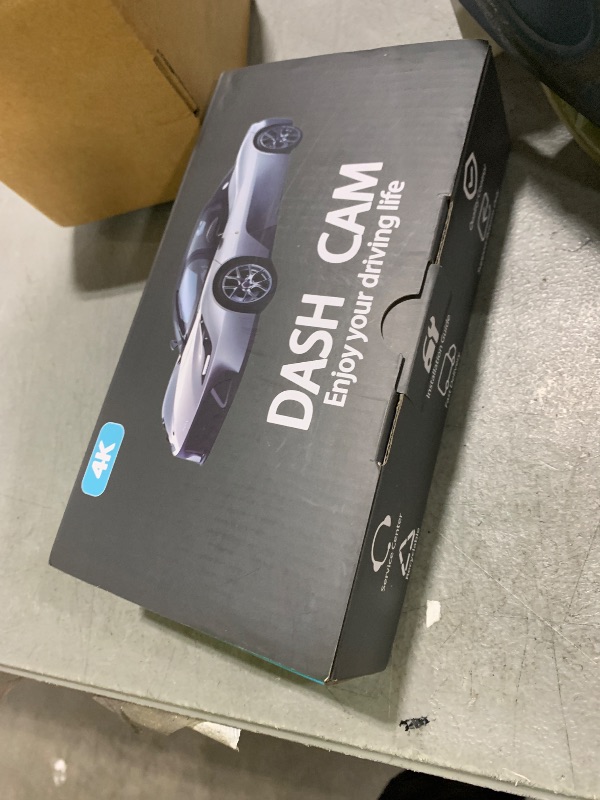Photo 1 of Dash Cam Front and Rear, 4K + 1080P Dual Dash Camera for Cars with Free 64GB Card, 5GHz WiFi, 360° Swivel Rear Camera, App Control, WDR, G-Sensor, Night Vision, Loop Recording, Parking Mode