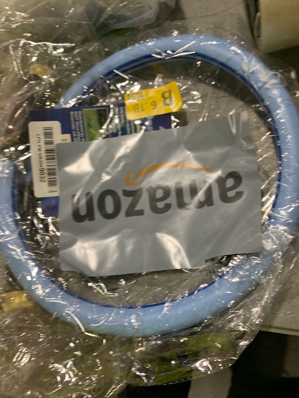 Photo 1 of Atlantic Female to Female Heavy Duty Garden Hose 3 ft x 5/8 inch Blue Water Hose Short Connection Leader Hose (3 Feet)