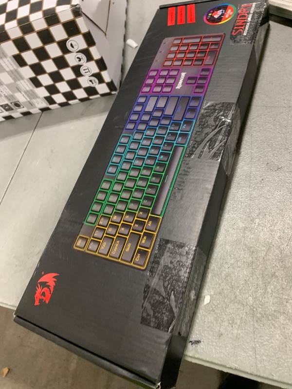 Photo 1 of Redragon Mechanical Gaming Keyboard Wired, 11 Programmable Backlit Modes, Hot-Swappable Red Switch, Anti-Ghosting, Double-Shot PBT Keycaps, Light Up Keyboard for PC Mac