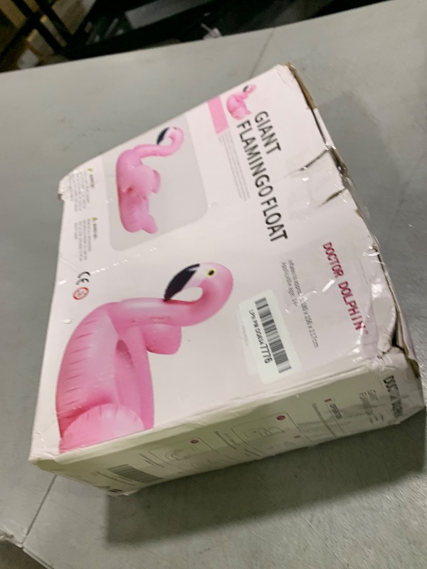 Photo 1 of Doctor Dolphin Pool Floats for Adults,Floaties for The Pool with Comfortable Handles, Inflatable Giant Swan Pool Lounge…