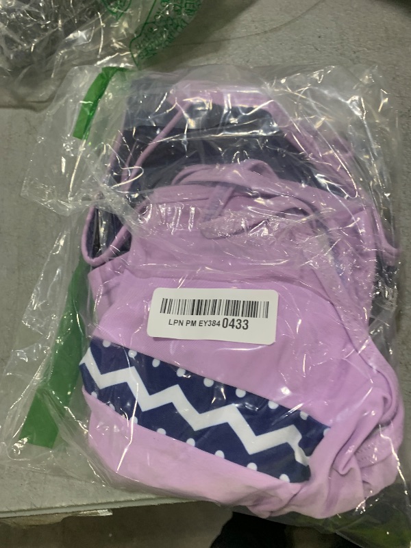 Photo 1 of YOCOJA Girls Swimsuit Two Piece Bathing Suits Tankini with Adjustable Strap Swimwear with Boyshort Purple