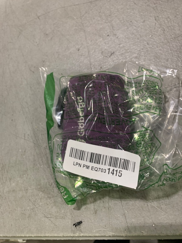 Photo 1 of Gobeigo Dog Poop Bag Holder for Leash, Large Opening for Easy Pull Out, Doggy Poo Bag Dispenser with Used Waste Bag Carrier Suitable for Any Retractable Leash with 15 Unscented Bags (Purple)