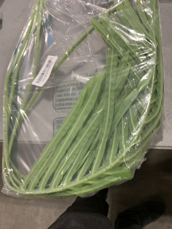 Photo 1 of Large Artificial Palm Leaves Palm Fronds Tropical Leaves Areca Palm Branches Palm Leaves with Stem Palm Tree Leaves Faux Palm Leaves for Floral Arrangement Fake Leaves Palm Sunday Decor-Large Leaf
