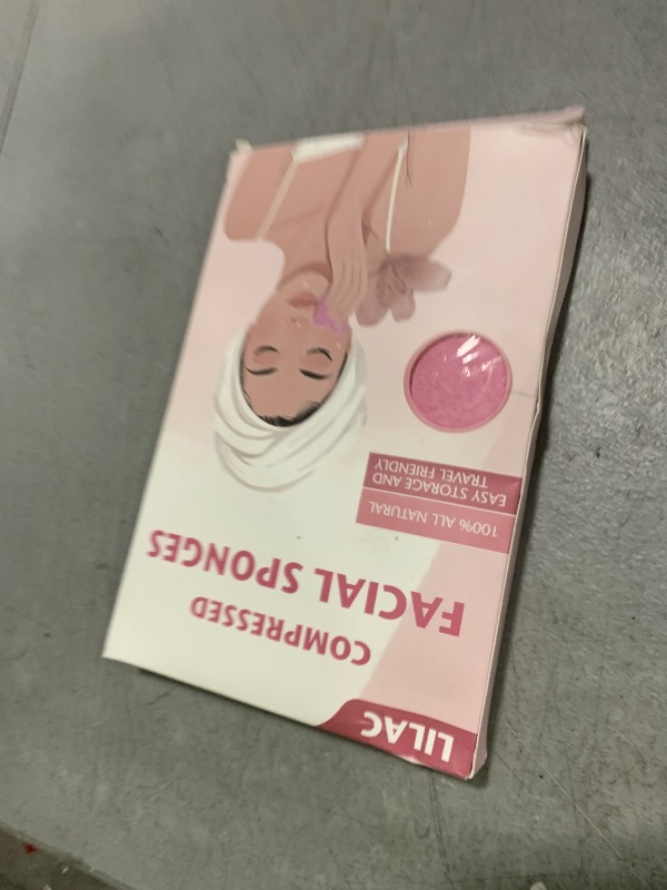 Photo 1 of 100 Count Compressed Pink Facial Sponges | 100% Natural Cellulose Eco-Friendly Makeup Sponges for Gentle Cleansing, Exfoliating & Stubborn Makeup Removal | Travel & Home Beauty Essentials for Women