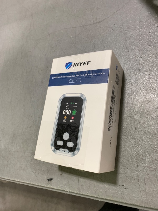 Photo 1 of IQYEF 4-in-1 Carbon Monoxide Detectors, Plug-in Natural Gas Leak Detector & Carbon Monoxide Detectors, Battery Backup, HD Digital Display for CO, Gas, Temp, Humidity White