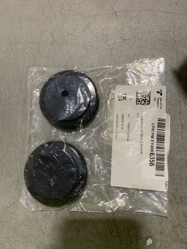 Photo 1 of 2 Pieces Silicone Patio Table Umbrella Hole Ring Plug and Cap Set for Outdoors Patio Garden Table Deck Yard, 2inch(Black)