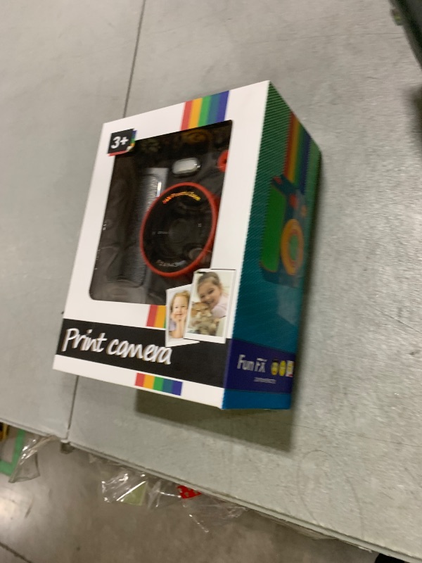 Photo 1 of Kids Camera Instant Print, 1080P HD Dual-Lens Selfie Digital Camera with 5 Printing Paper Rolls & 32G TF Card, for Children, Portable Toddler Toy for Age 3-12 Boys & Girls (Black)