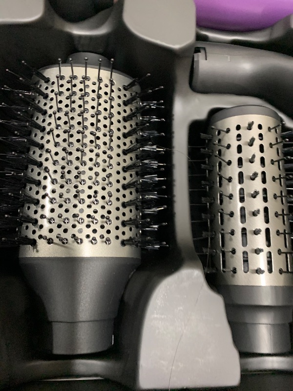 Photo 1 of Vincofy 7-in-1 Hair Dryer Brush and Hair Styler Set – Fast Drying, Curling, Straightening & Volumizing – Hot Air Styling Tool with No Heat Damage – for All Hair Types – Lavender