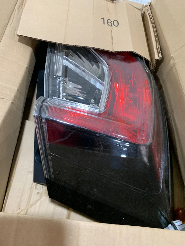 Photo 1 of Outer Taillight Left Side Tail Lamp Compatible with 2016-2021 Honda Civic Sedan, Replace HO2805110, 33500-TBA-A01, Brake Taillight
