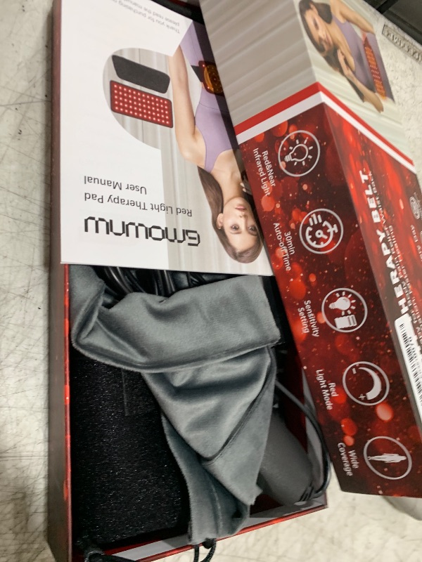 Photo 1 of Red Light Therapy Belt, Infrared Light Therapy for Body, Wearable Wrap with Timer for Back Shoulder Waist Muscle Pain Relief, Improve Joint Inflammation, Red Light Therapy for Body
