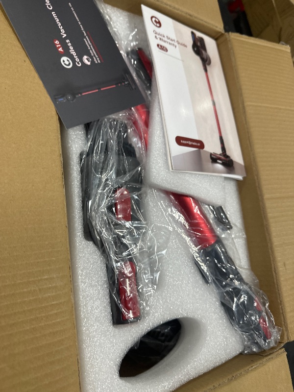 Photo 1 of Cordless Vacuum Cleaner, Stick Vacuum with Powerful Suction, 45Mins Runtime Vacuum Cleaners for Home, Anti-tangle and 1.5L Dust Cup, 6 in 1 Lightweight Vacuum for Hardwood Floor Carpet Pet Hair
