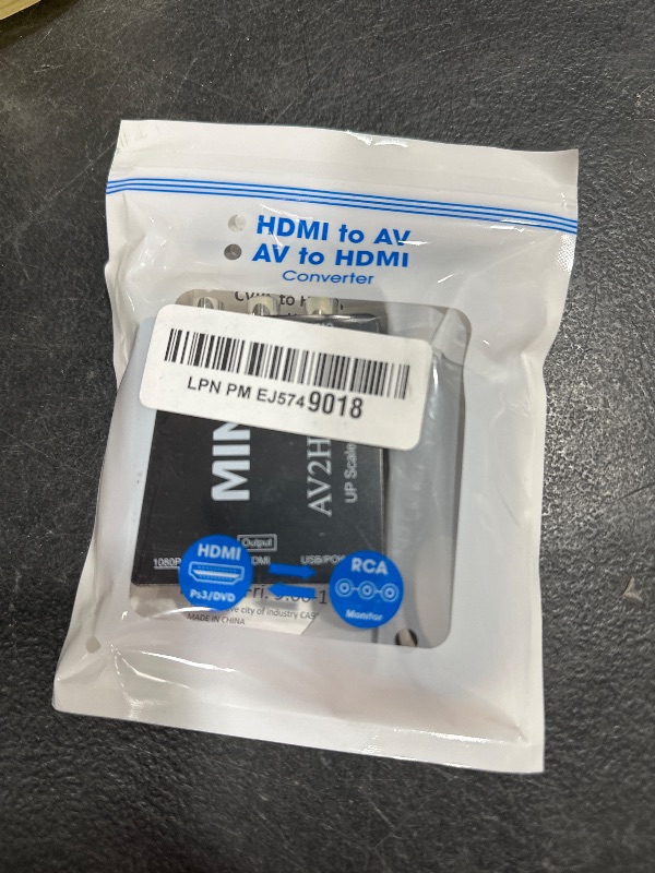 Photo 1 of DigitConvert AV to HDMI Converter, RCA to HDMI Converter, 1080P Mini RCA Composite CVBS Audio Video Converter Supports PAL/NTSC Compatible with PC/Laptop/Xbox /PS4 /TV/STB/VHS/VCR/Blue-Ray
