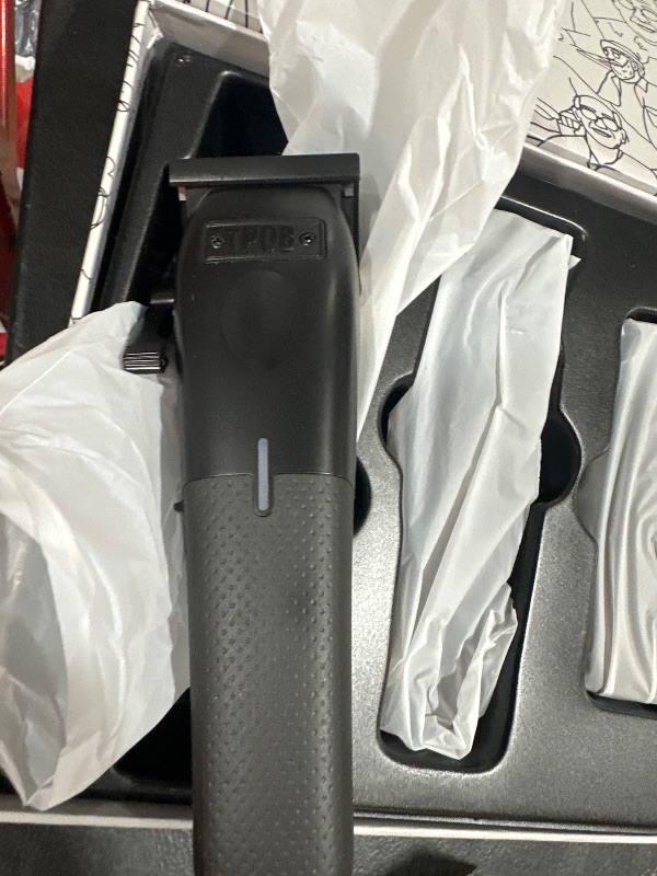 Photo 1 of TPOB Play Barber Hair Clippers for Men 7500 RPM with Rubber Grips (Blackout 3 Set)