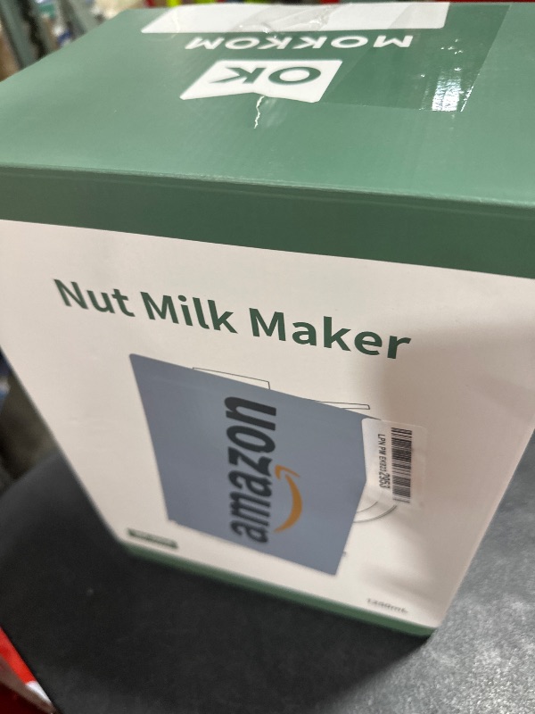 Photo 1 of MOKKOM Nut Milk Maker, 42oz Automatic Almond Milk Machine for Homemade Plant-Based Milk, Oats, Soy, Dairy Free Beverages, Soy Milk Maker with Delay Start/Keep Warm/Self-Cleaning/Boiling, White