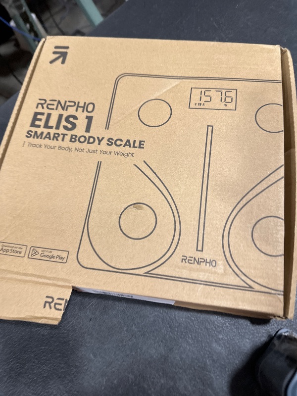 Photo 1 of RENPHO Smart Scale for Body Weight, FSA HSA Eligible, Digital Bathroom Scale BMI Weighing Bluetooth Body Fat Scale, Body Composition Monitor Health Analyzer with Smartphone App