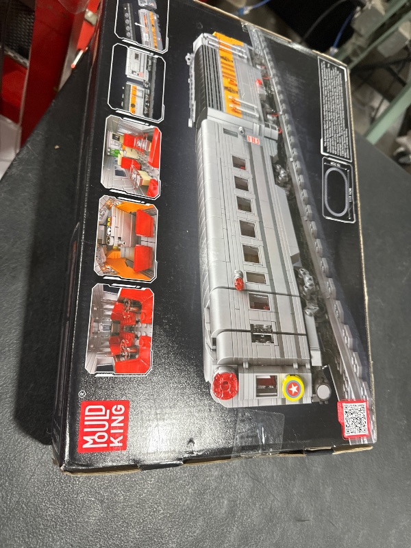 Photo 1 of Mould King 12018 Train Building Blocks Sets, Remote/App Control EMD F7 Internal Combustion Locomotive Kits, Scale Model with Tracks for Adults Kids Children Boys Girls (1541 PCS)