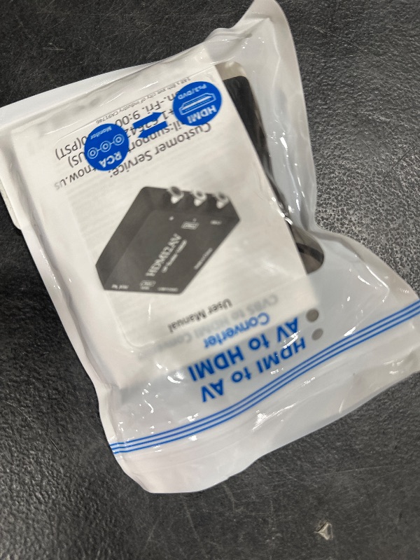Photo 1 of DigitConvert AV to HDMI Converter, RCA to HDMI Converter, 1080P Mini RCA Composite CVBS Audio Video Converter Supports PAL/NTSC Compatible with PC/Laptop/Xbox /PS4 /TV/STB/VHS/VCR/Blue-RayB