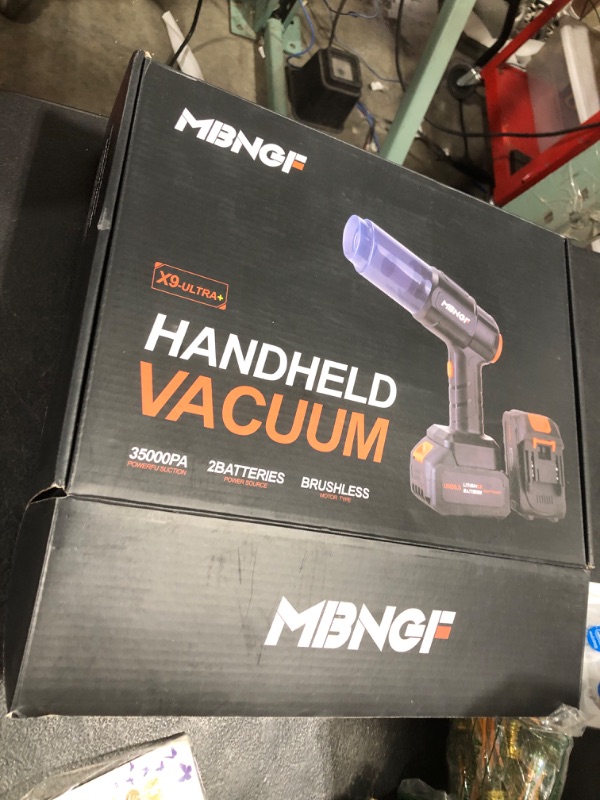 Photo 1 of MBNGF Car Vacuum Portable Cordless(Hide Black)
