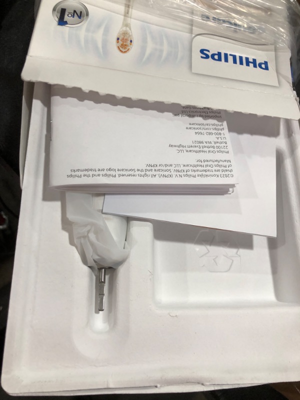 Photo 1 of Philips Sonicare DiamondClean Smart 9500 Electric Toothbrush, Sonic Toothbrush with App, Pressure Sensor, Brush Head Detection, 5 Brushing Modes and 3 Intensity Levels, White, Model HX9923/01