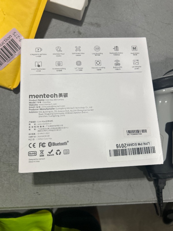 Photo 1 of Mentech PanoX V3 Waterproof 8K 360 Action Camera, 12K 360 Photo, 5s Transmission, in-Camera Editing, Invisible Selfie Stick Effect, Stabilization, Built-in GPS, 3.0" Touchscreen, 4K Live Streaming