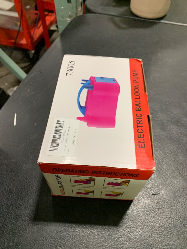 Photo 1 of Chamvis Balloon Pump Electric, 110V 600W Balloon Pump Inflate, Air Pump for Balloons: Balloon Blower Machine for Fast and Easy Filling Balloons
