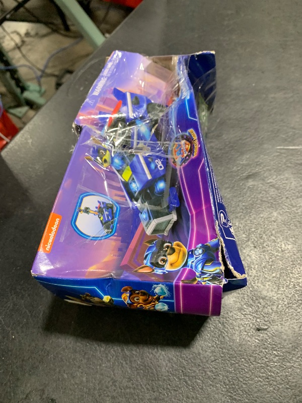 Photo 1 of Paw Patrol: The Mighty Movie, Toy Car with Chase Mighty Pups Action Figure, Lights and Sounds, Kids Toys for Boys & Girls 3+