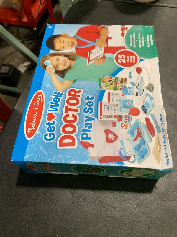 Photo 1 of Melissa & Doug Get Well Doctor’s Kit Play Set – 25 Toy Pieces - Doctor Role Play Set, Doctor Kit For Toddlers And Kids Ages 3+