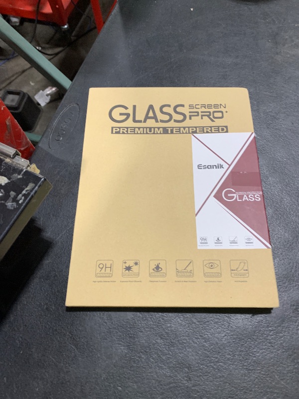 Photo 1 of Esanik 2 Pack Like Paper Glass Screen Protector for Samsung Galaxy Tab A9 Plus/A9 Plus 5G (11 inch) 9H Tempered Glass Film with Alignment Frame, Writing Like on Paper, Anti Glare
