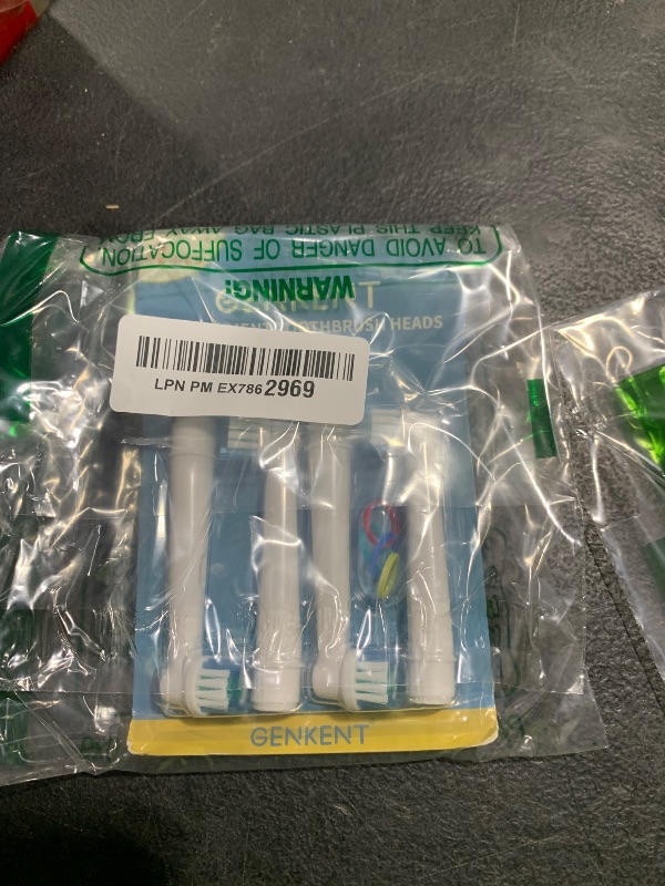 Photo 1 of Replacement Toothbrush Heads Compatible with Oral-B Braun, 4 Pcs Professional Electric Toothbrush Heads Brush Heads for Oral B Replacement Heads Refill Pro 500/1000/1500/3000/3757/5000/7000/7500/8000