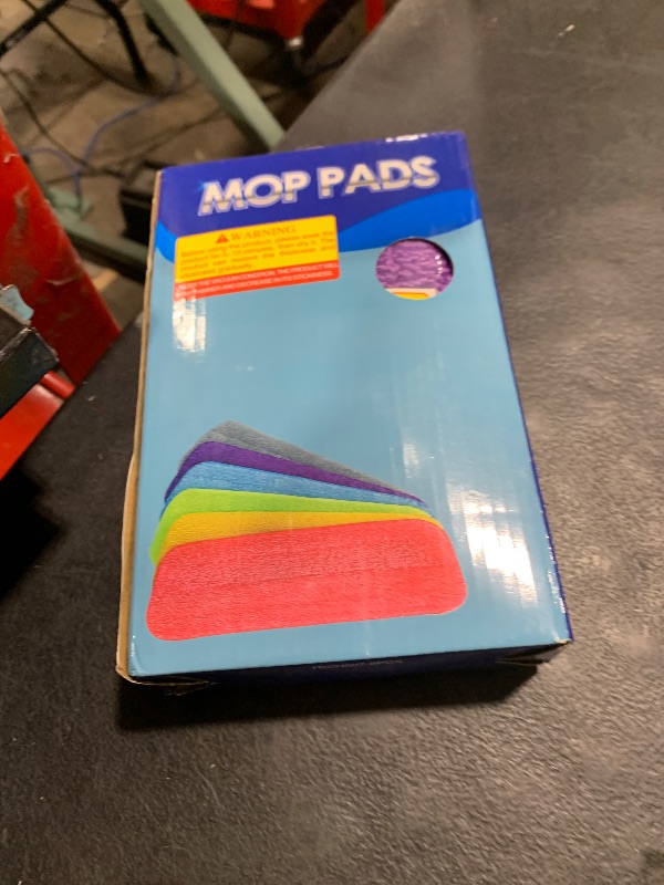 Photo 1 of 6 Pack Reusable Mop Pads Compatible with Swiffer PowerMop, Wood Floor Pads Microfiber Mop Replacement Refills Machine Washable for All Floor Surfaces