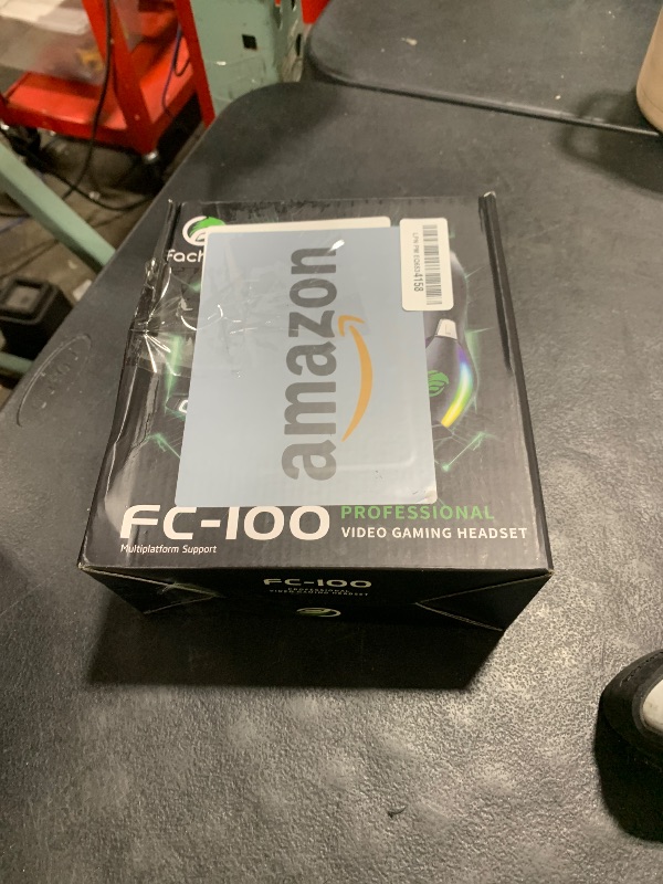 Photo 1 of Fachixy FC100 Gaming Headset with Microphone for PS4, PS5, Switch, Xbox, PC, Mac, Gamer Headset with RGB Light, Computer Headphones with Mic