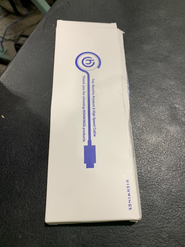 Photo 1 of Highwings 4K DisplayPort to HDMI, Uni-Directional Only, 6.6ft DP (Source) to HDMI (Display) 1.4 Cable, 4K@30Hz, 2K@60Hz, 1080P Full HD, Braided Cord for Dell, NVIDIA, AMD, Monitor, Projector (Grey)
