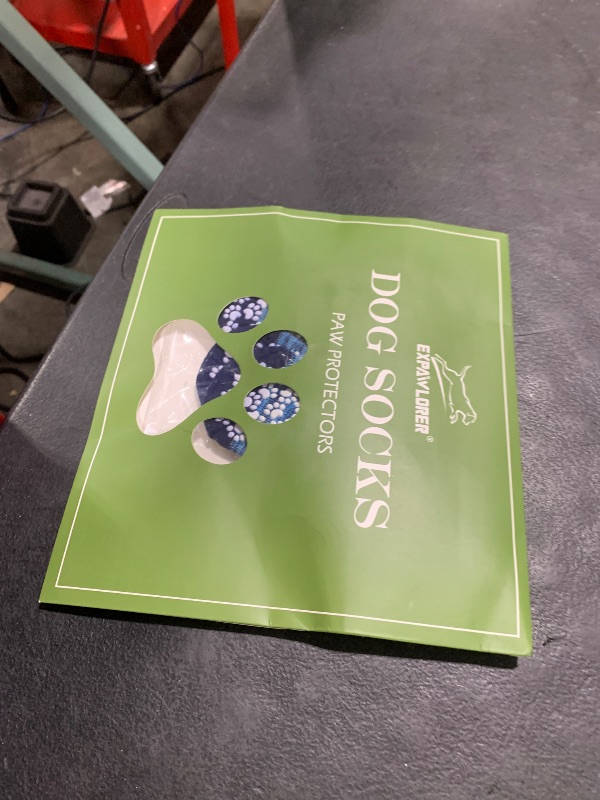Photo 1 of EXPAWLORER Anti Slip Dog Socks to Prevent Licking Paws, Dog Shoes for Hot Pavement, Dog Booties for Small Medium Large Senior Dogs, Traction Control Boots & Paw Protectors for Hardwood Floors