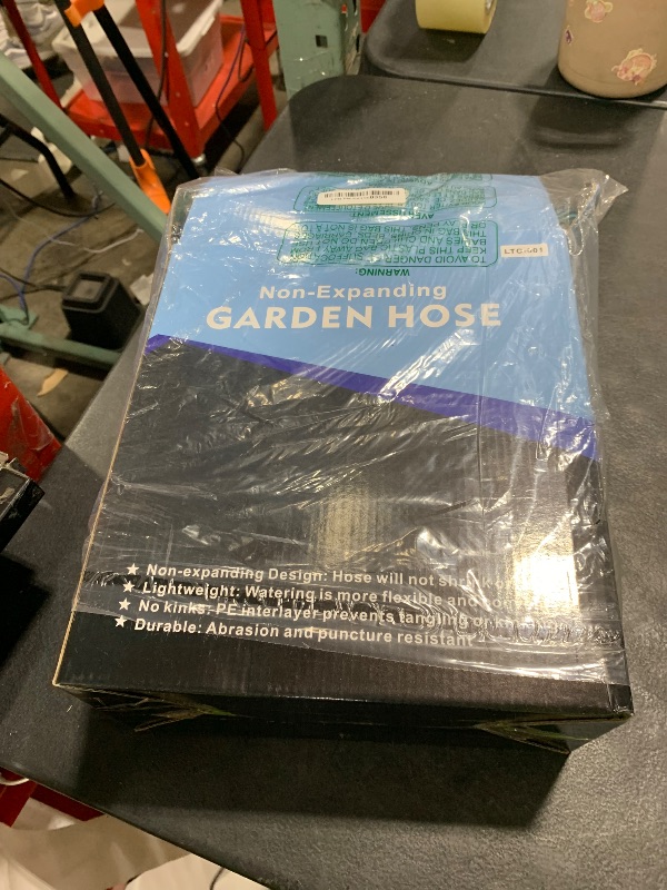 Photo 1 of Garden Hose 50ft, Non-Expanding Water Hose Ultra Lightweight, Kink-Free, Sturdy, Flexible, Abrasion Resistant Hose for Yard, Lawn, Outdoor, Marine and Camper