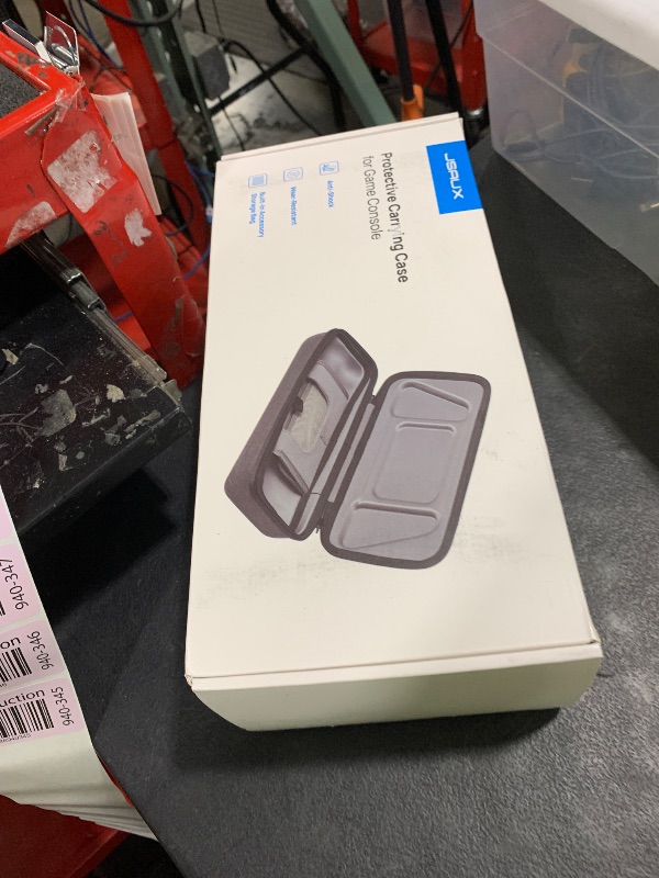 Photo 1 of JSAUX Carrying Case Compatible with Steam Deck/ROG Ally/Switch 2, Protective Hard Shell Carry Case Built-in Charger & Docking Station Storage, Portable Travel Bag for Steam Deck OLED/ROG Ally X