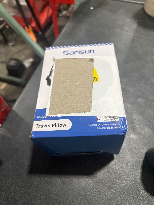 Photo 1 of SARISUN Travel Pillows for Airplanes, Airplane Pillow for Long Flight Car Road Trip, Airplane Head Strap with Sleep Eye Mask, 360° Support Headrest, Stop Bobblehead Travel Neck Pillow, Stripe Black