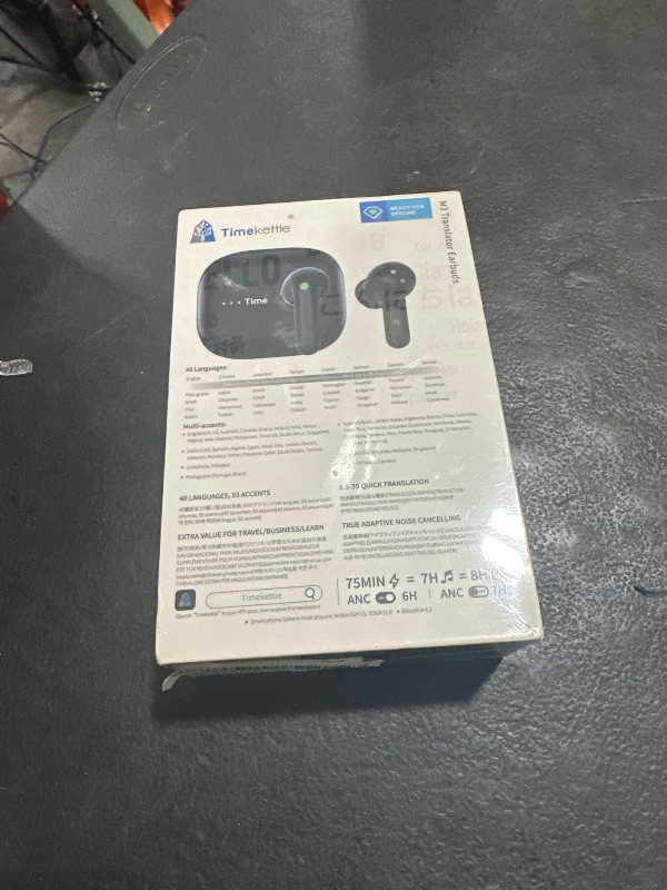 Photo 1 of Timekettle M3 Language Translator Earbuds, Two-Way Translator Device with APP for 40 Languages and 13 Offline Translation Packs, Fast Reaction with Revolutionary Al Semantic Tech, Offline Version
