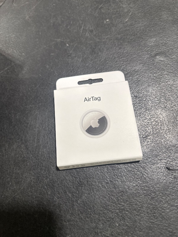 Photo 1 of Apple AirTag. Keep Track of and find Your Keys, Wallet, Luggage, Backpack, and More. Simple one-tap Set up with iPhone or iPad